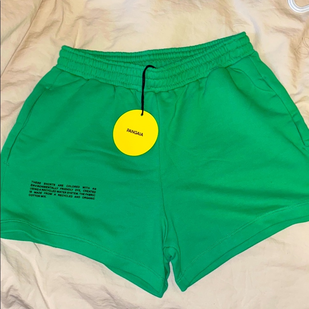 PANGAIA short size S Jade Green